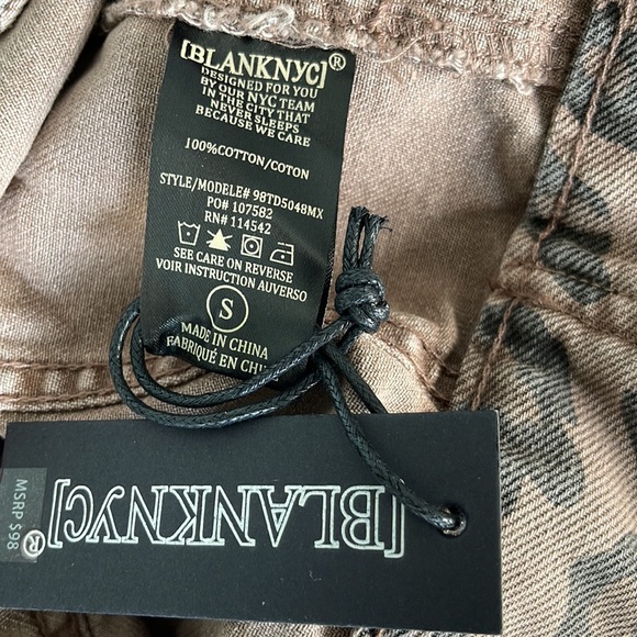 BLANKNYC , Leopard Print Denim Trucker Jacket - Picture 8 of 11